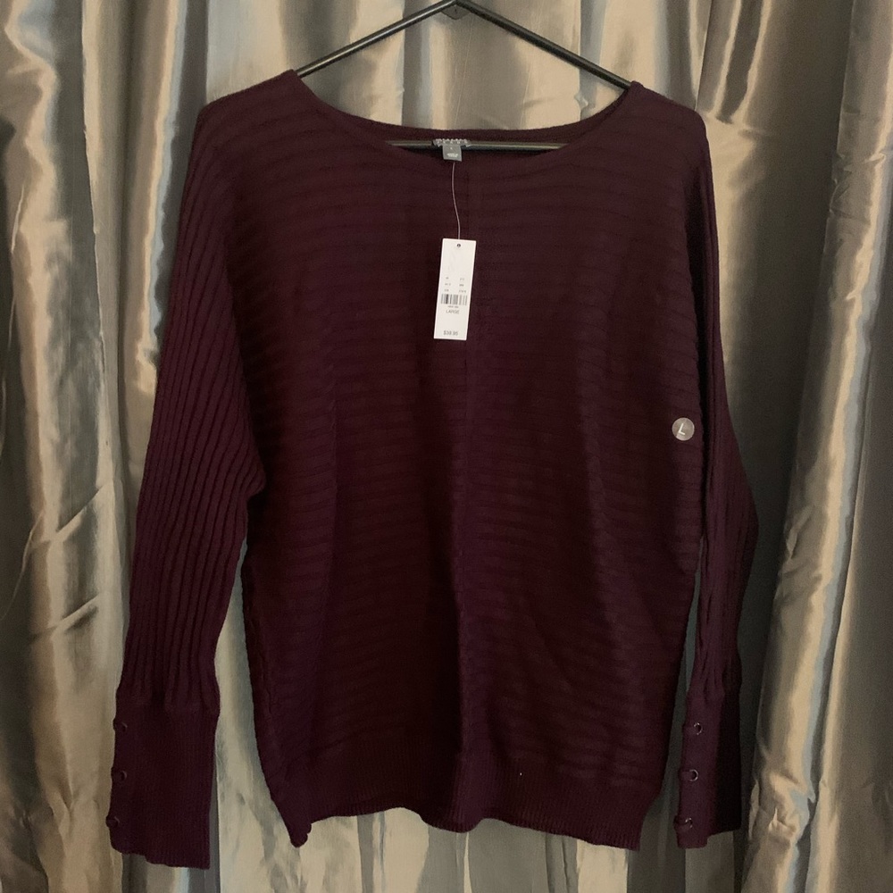 Plum color sweater
